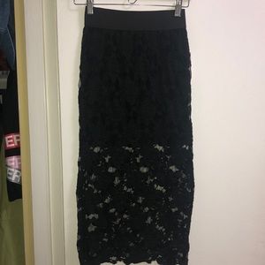 Free People Lace Skirt